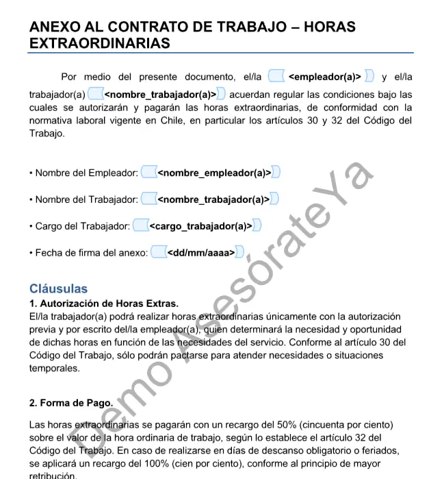 Descarga Pack 16 anexos para contratos de trabajo