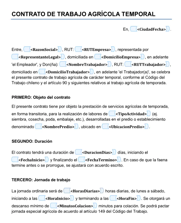 Descarga Contrato para trabajos agrícolas