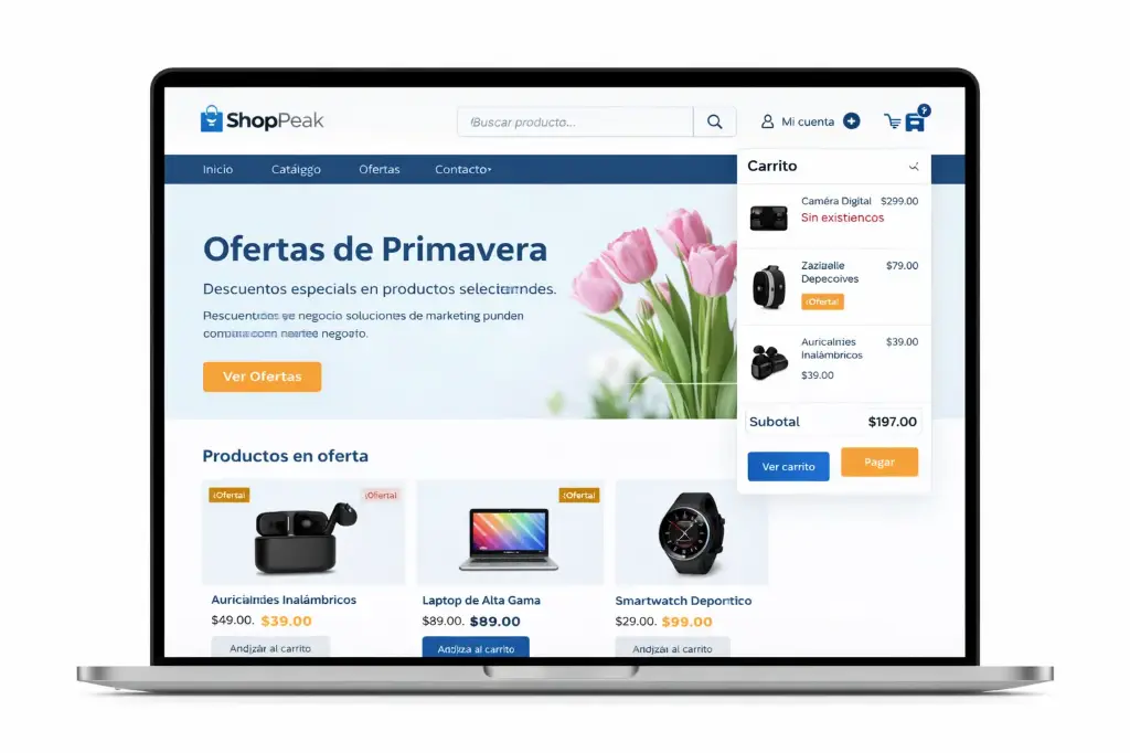 Página Web Pro e-commerce 